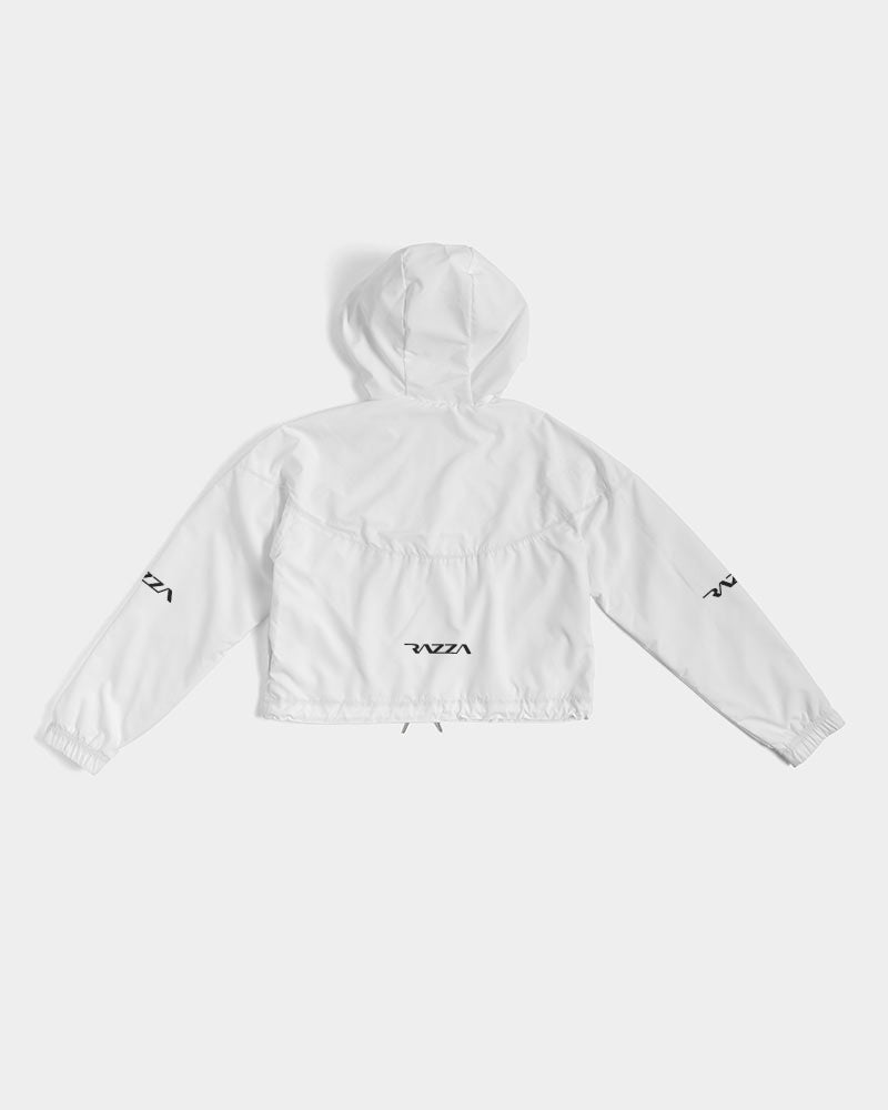 Razza Women's All-Over Print Cropped Windbreaker