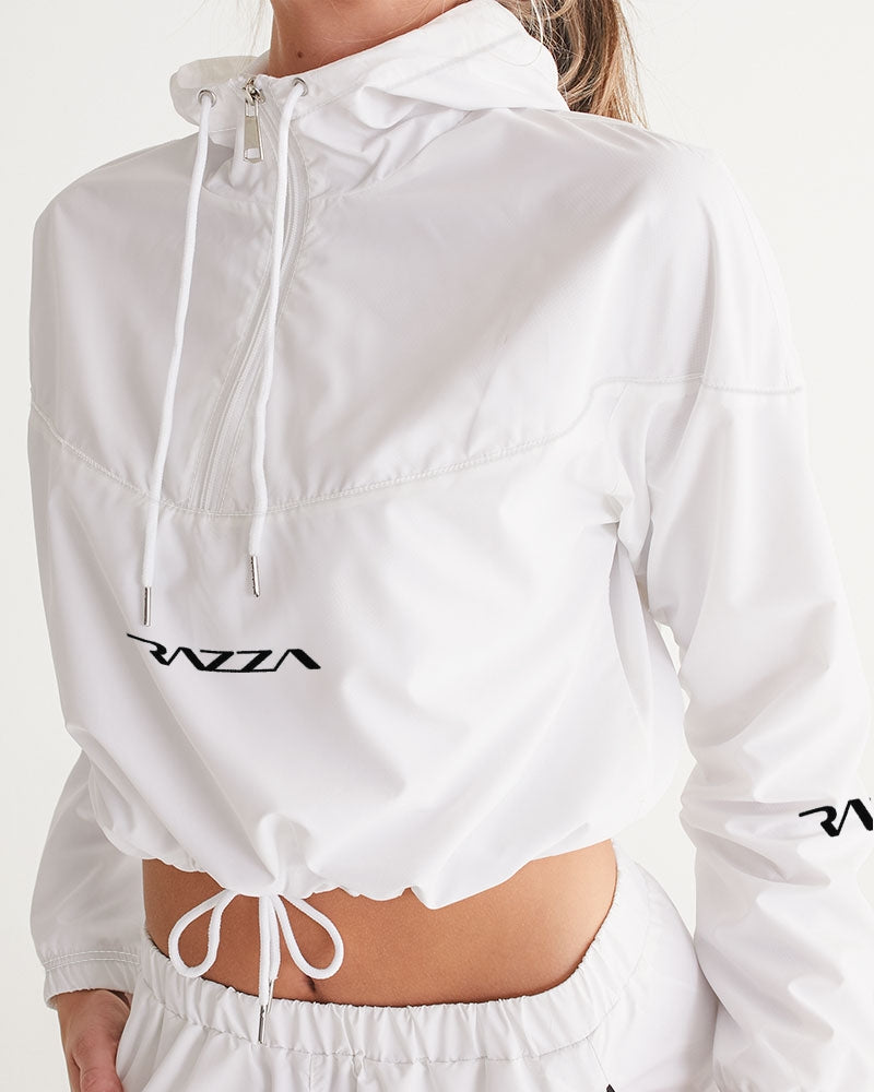 Razza Women's All-Over Print Cropped Windbreaker