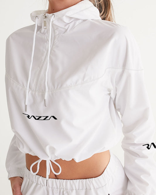 Razza Women's All-Over Print Cropped Windbreaker