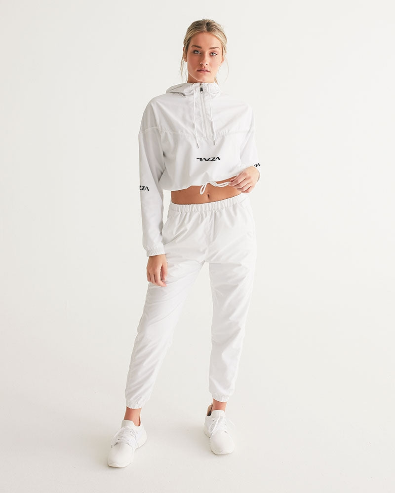 Razza Women's All-Over Print Cropped Windbreaker