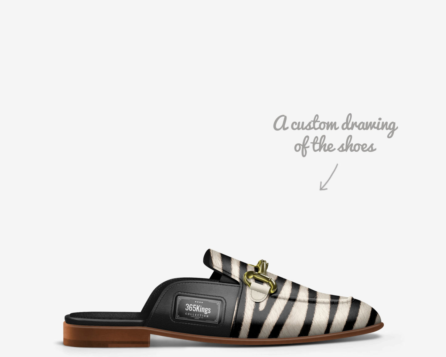 Razza Kings Slippers Zebra