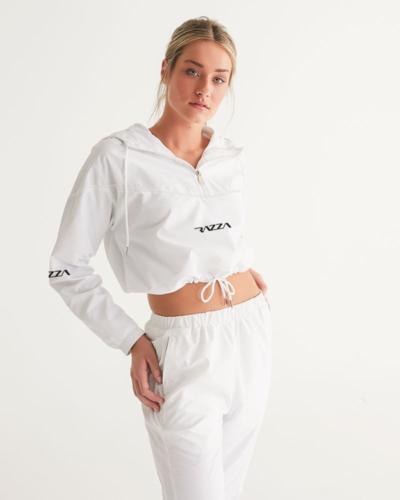 Razza Women's All-Over Print Cropped Windbreaker