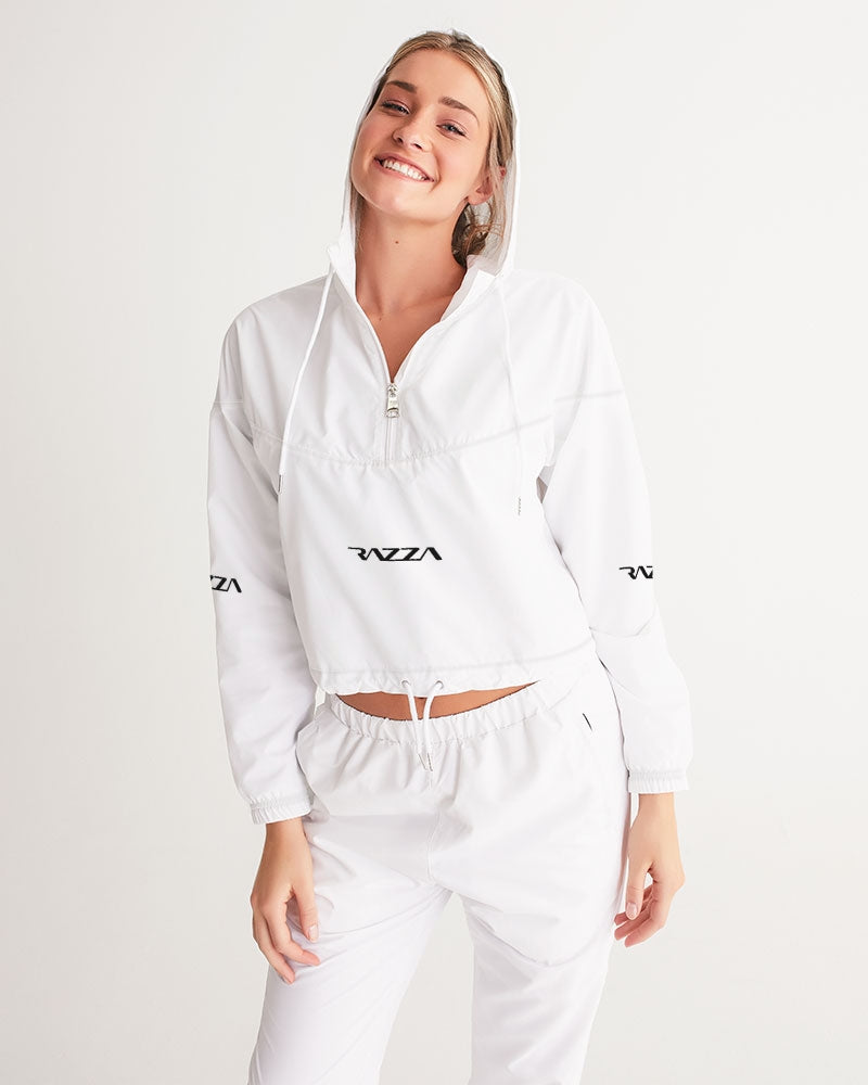 Razza Women's All-Over Print Cropped Windbreaker