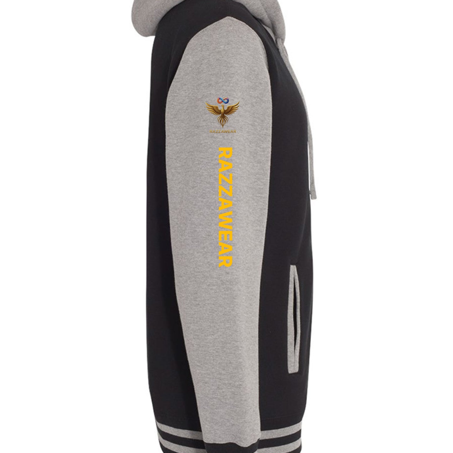 Black/ Gunmetal Heather - SLEEVE_RIGHT