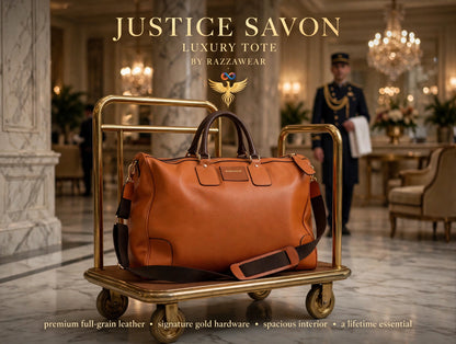 Justice Savon Luxury Tote by Razzawear