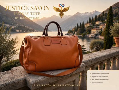 Justice Savon Luxury Tote by Razzawear