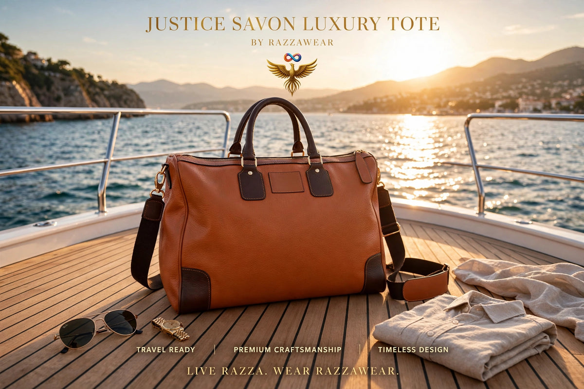 Justice Savon Luxury Tote by Razzawear