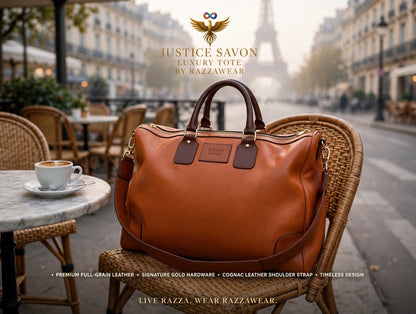 Justice Savon Luxury Tote by Razzawear