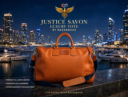 Justice Savon Luxury Tote by Razzawear