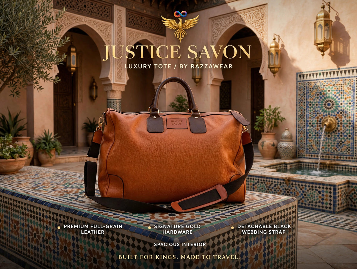 Justice Savon Luxury Tote by Razzawear