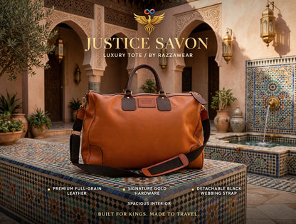 Justice Savon Luxury Tote by Razzawear