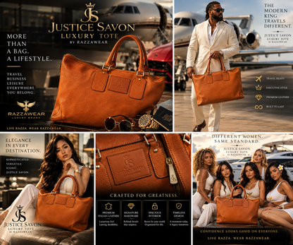 Justice Savon Luxury Tote by Razzawear