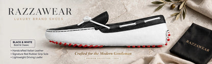 Razza Luxe Driver-White/Black