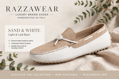 Razza Luxe Driver-White/Sand