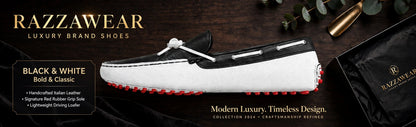 Razza Luxe Driver-White/Black
