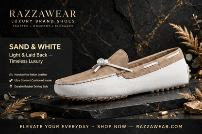 Razza Luxe Driver-White/Sand