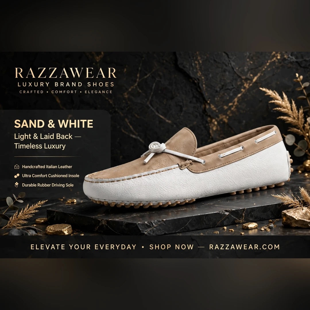 Razza Luxe Driver-White/Sand