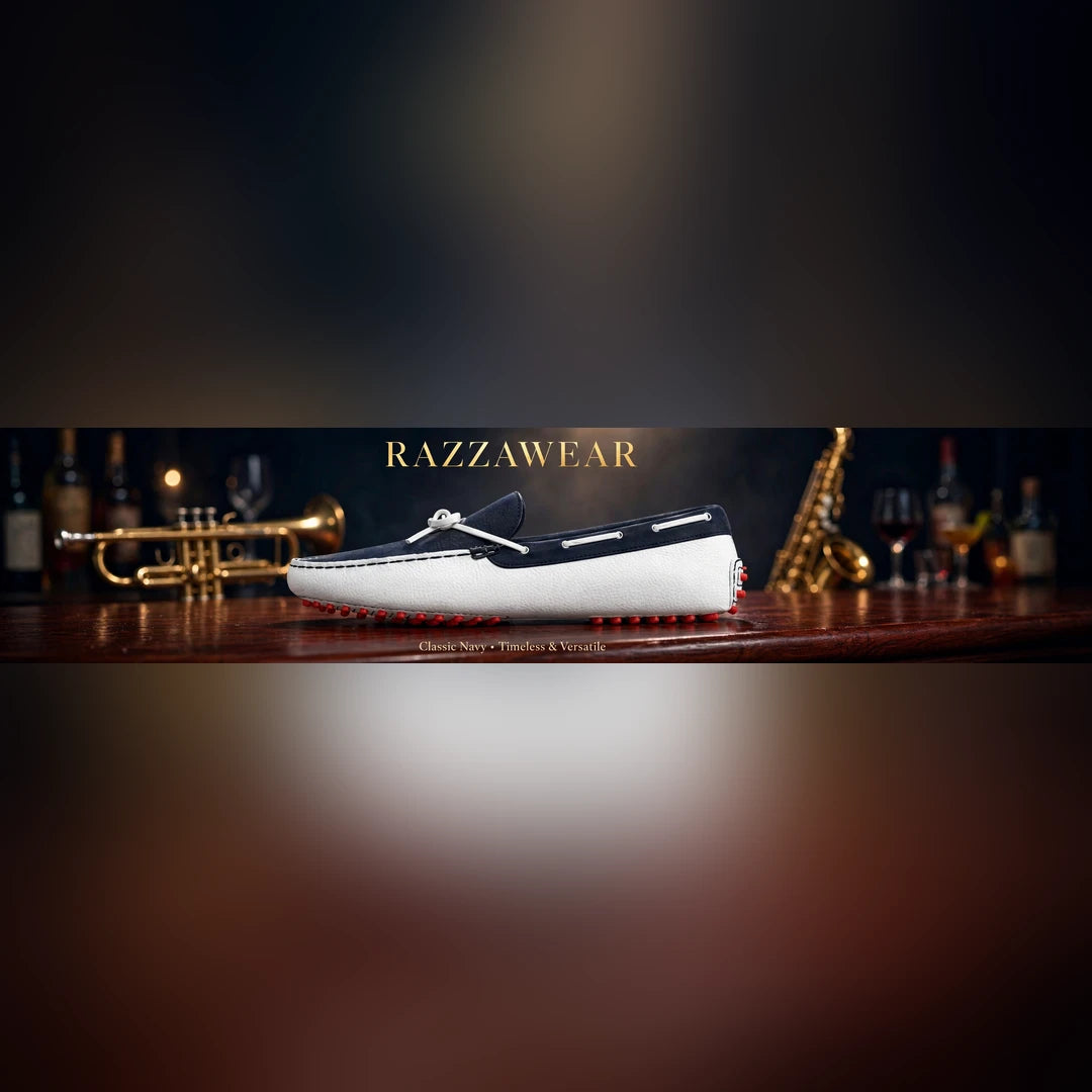 Razza Luxe Driver-White/Navy