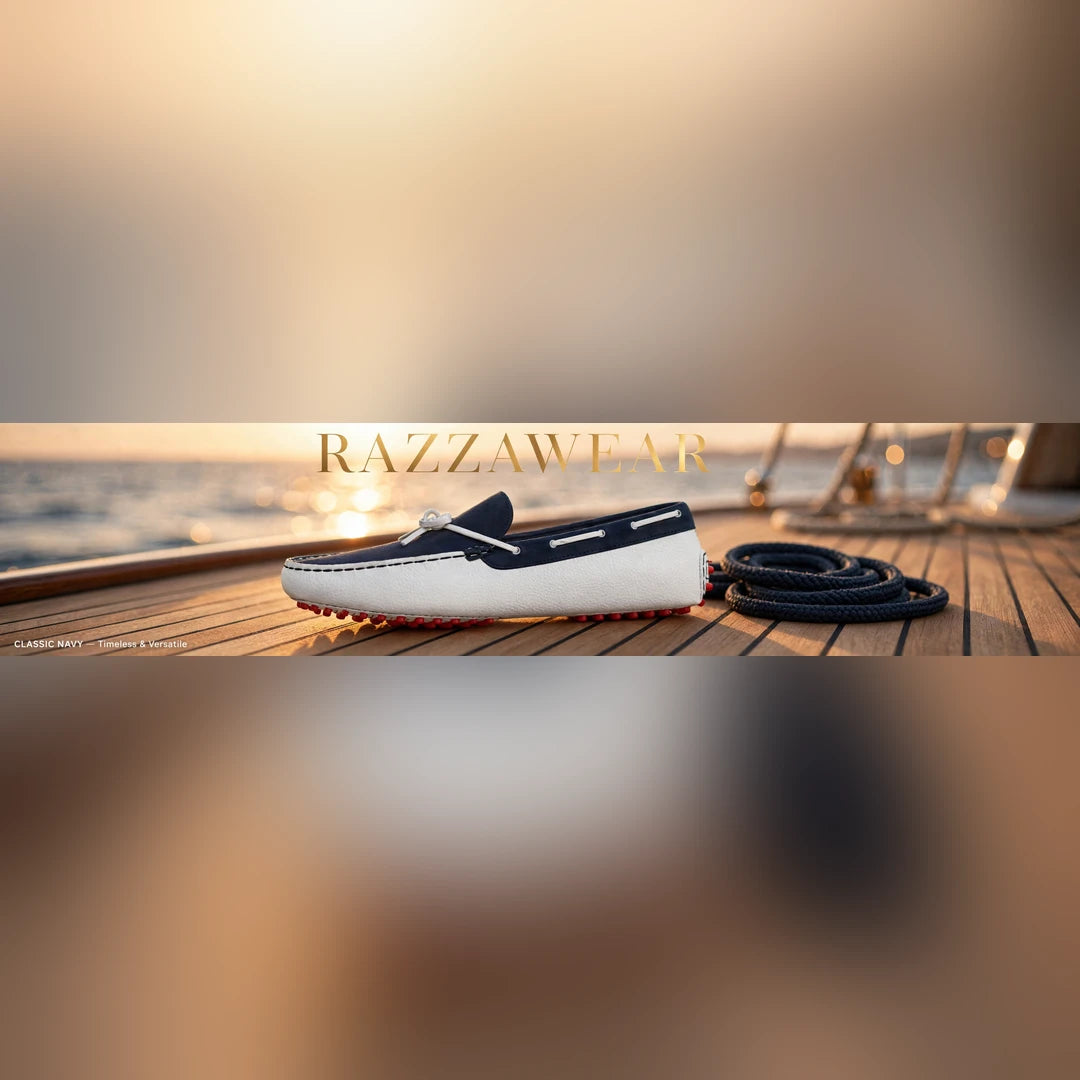 Razza Luxe Driver-White/Navy
