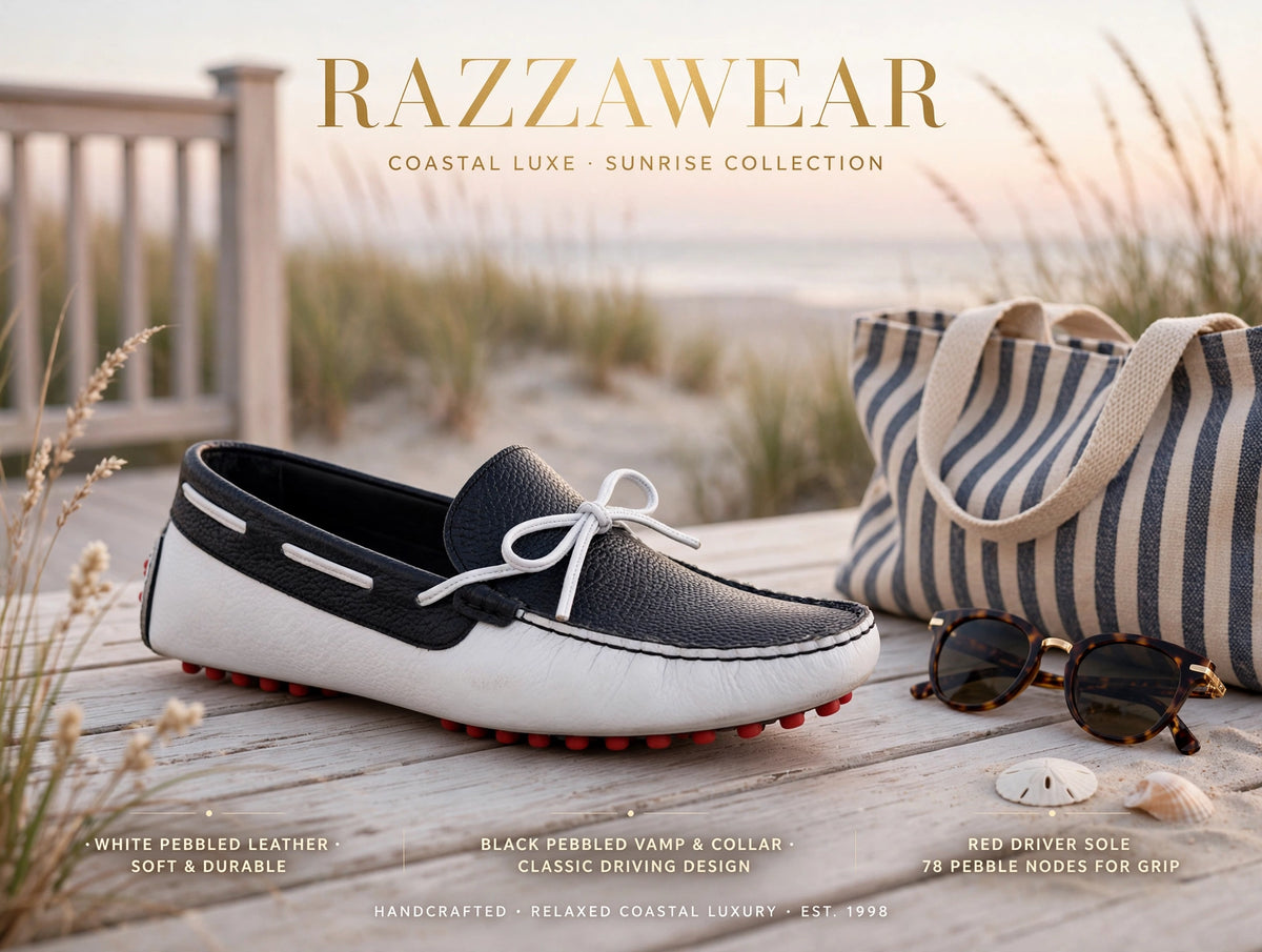 Razza Luxe Driver-White/Navy