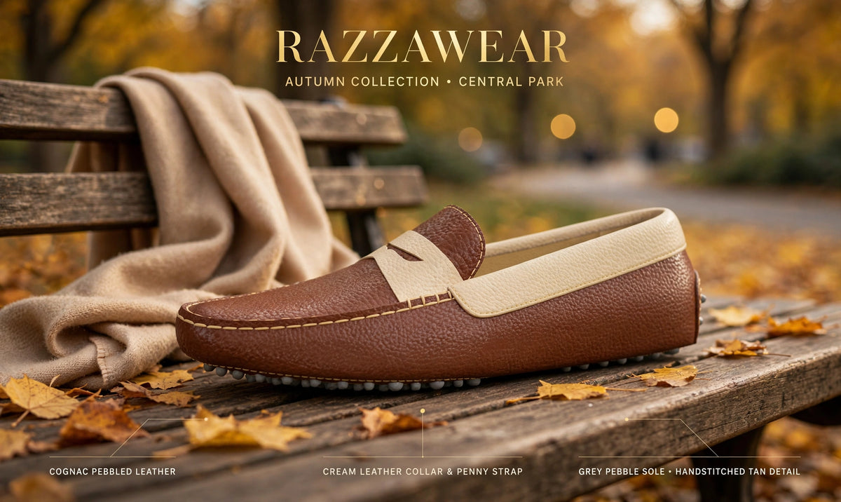 Razza Luxe Driver-Brown/Cream