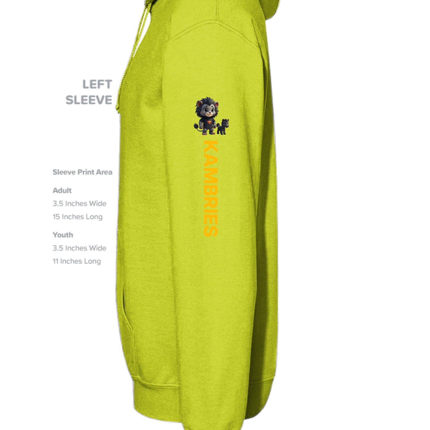 Safety Yellow - SLEEVE_LEFT